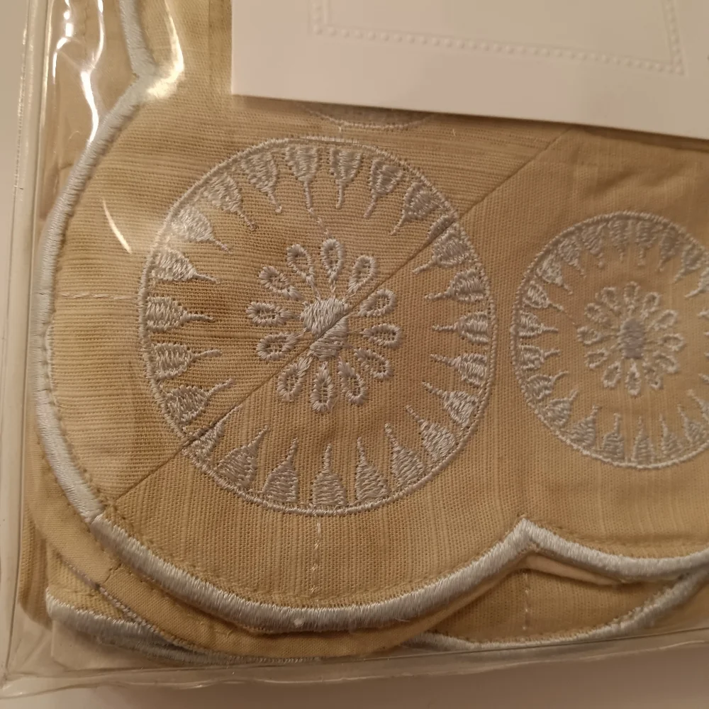 Martha Stewart Fine Linens Embroidered Euro Sham SINGLE 26